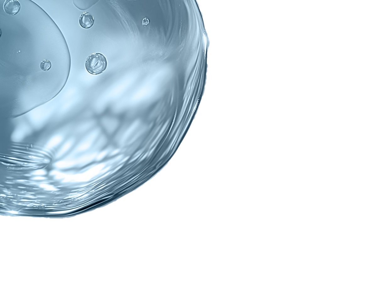 Close-Up einer Zelle im Glas-Effect zum Thema Vital Healthy Aging von Standard Health Solutions