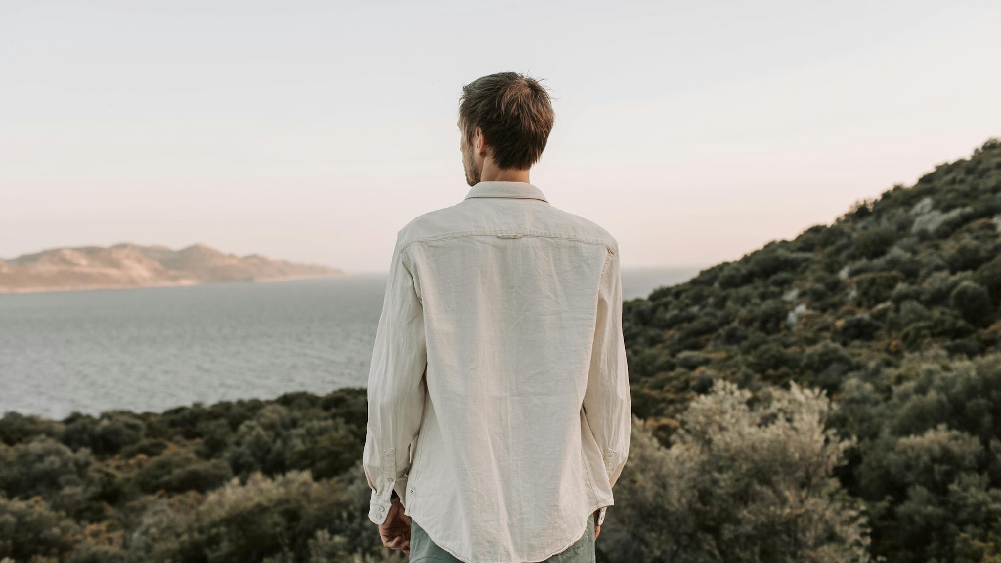 Foto Mann in den Bergen